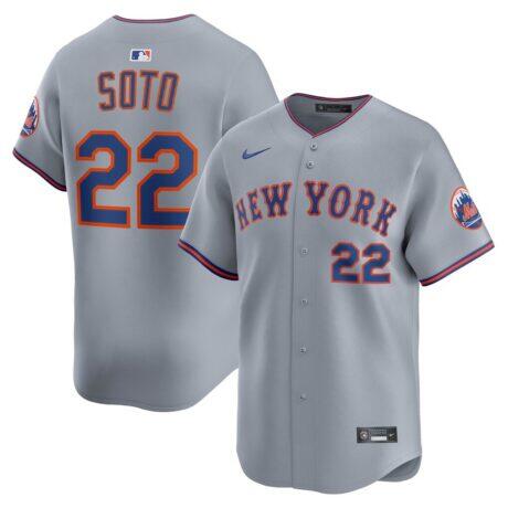 Juan Soto New York Mets Nike Road Limited Player Jersey