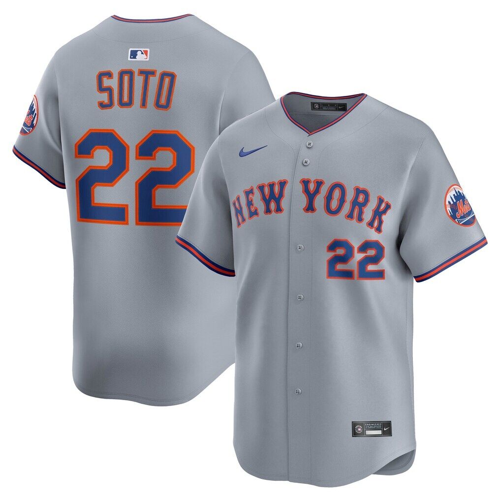 Juan Soto New York Mets Nike Road Limited Player Jersey