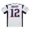 Tom Brady New England Patriots Mitchell & Ness 2000 Big & Tall Legacy Replica Jersey - White - Side View