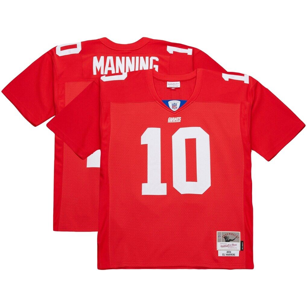 Eli Manning New York Giants Mitchell & Ness 2004 Team Legacy Retired Player Big & Tall Jersey
