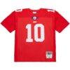 Eli Manning New York Giants Mitchell & Ness 2004 Team Legacy Retired Player Big & Tall Jersey - Red - Side View