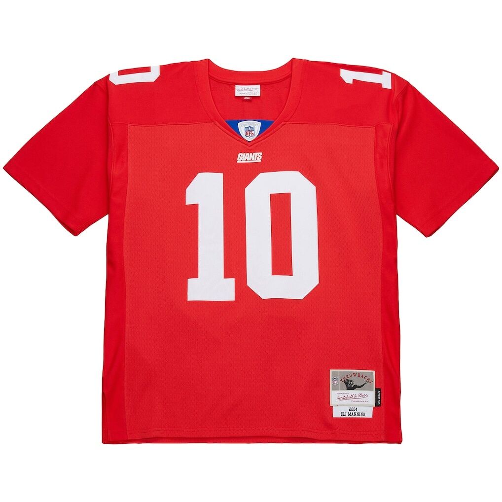 Eli Manning New York Giants Mitchell & Ness 2004 Team Legacy Retired Player Big & Tall Jersey