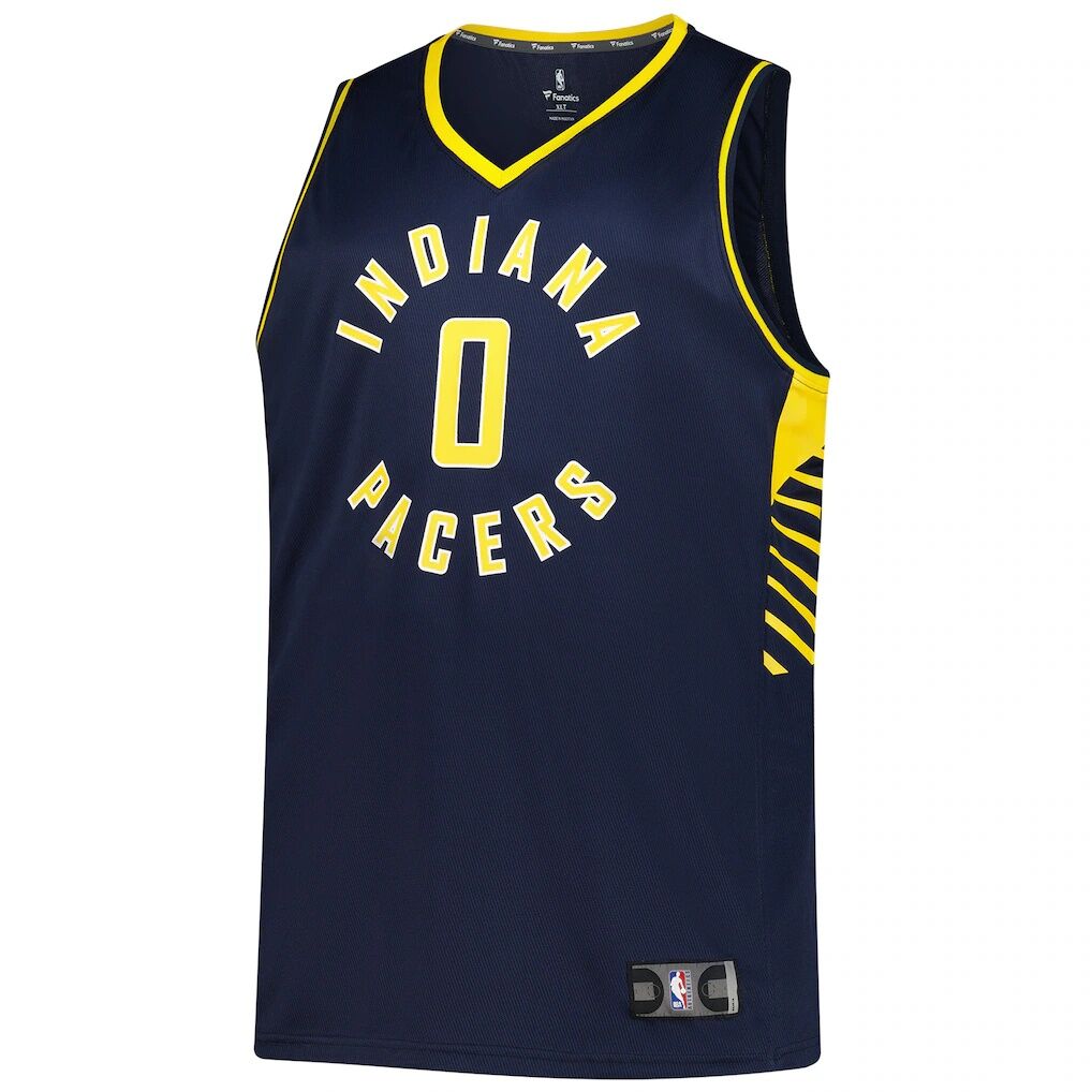 Tyrese Haliburton Indiana Pacers Fashion7 Big & Tall Fast Break Jersey - Icon Edition