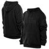 Cleveland Cavaliers New Era Tonal Premium Pullover Hoodie - Black - Front View