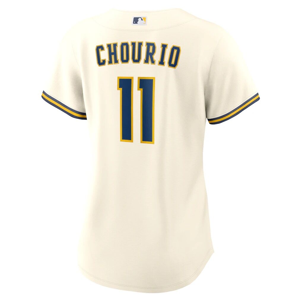 Jackson Chourio Milwaukee Brewers Nike Women's Home Replica Jersey