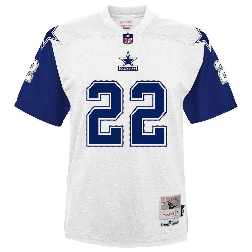 Emmitt Smith Dallas Cowboys Mitchell & Ness Youth 1994 Alternate Legacy Jersey