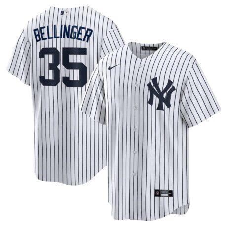 Cody Bellinger New York Yankees Nike Home Replica Player Jersey - White - Front View