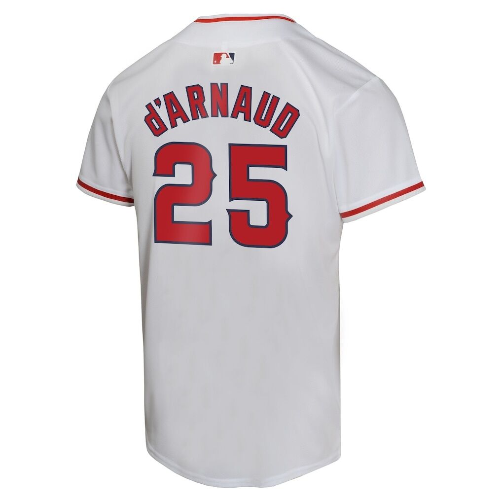Travis d’Arnaud Los Angeles Angels Nike Youth Home Game Player Jersey