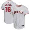 Yusei Kikuchi Los Angeles Angels Nike Youth Home Game Player Jersey - White - Front View