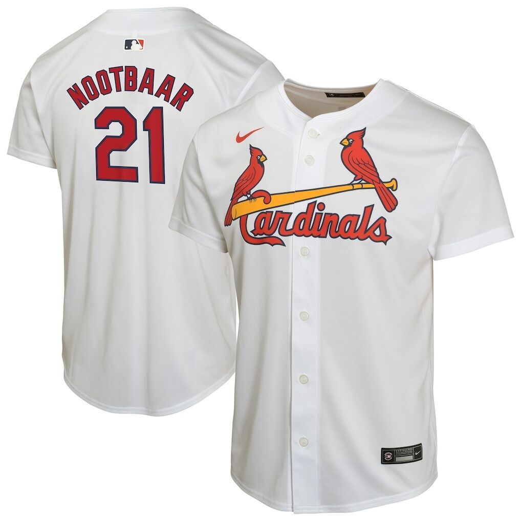 Lars Nootbaar St. Louis Cardinals Nike Youth Home Game Player Jersey