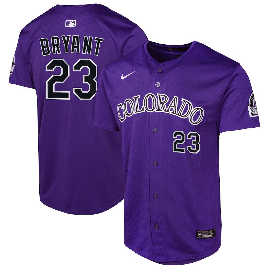 Kris Bryant Colorado Rockies Nike Youth Alternate Limited Player Jersey