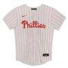 Philadelphia Phillies Nike Preschool Home Game Jersey - White - Side View
