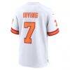 Bucky Irving '76 Tampa Bay Buccaneers Nike Game Jersey - White - Detail View