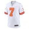 Bucky Irving '76 Tampa Bay Buccaneers Nike Game Jersey - White - Side View