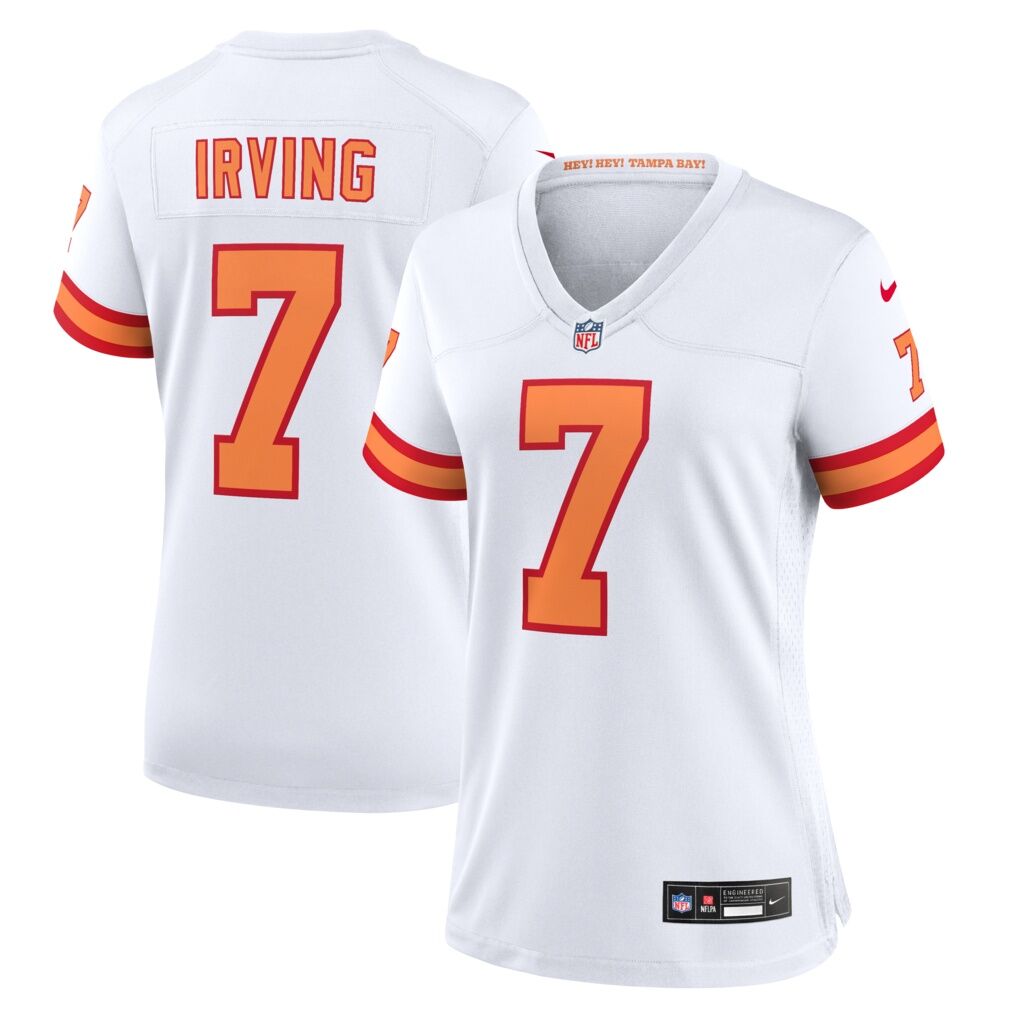 Bucky Irving '76 Tampa Bay Buccaneers Nike Women's  Game Jersey