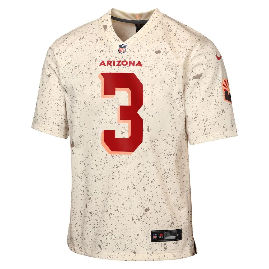 Budda Baker Arizona Cardinals Nike Youth 2025 Rivalries Collection Game Jersey - Natural