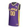 LSU Tigers GameDay Greats Unisex NIL Pick-A-Player Lightweight Collegiate Women's Basketball Fashion Jersey - Purple - Side View