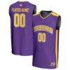 LSU Tigers GameDay Greats Youth NIL Pick-A-Player Lightweight Collegiate Women's Basketball Fashion Jersey - Purple - Front View