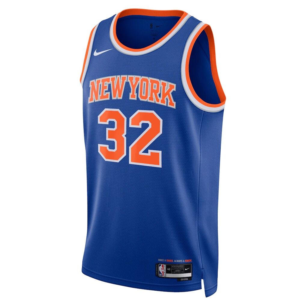 Karl-Anthony Towns New York Knicks Nike Unisex Swingman Jersey – Blue – Icon Edition