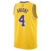 Dalton Knecht Los Angeles Lakers Nike Unisex Swingman Jersey - Gold - Detail View