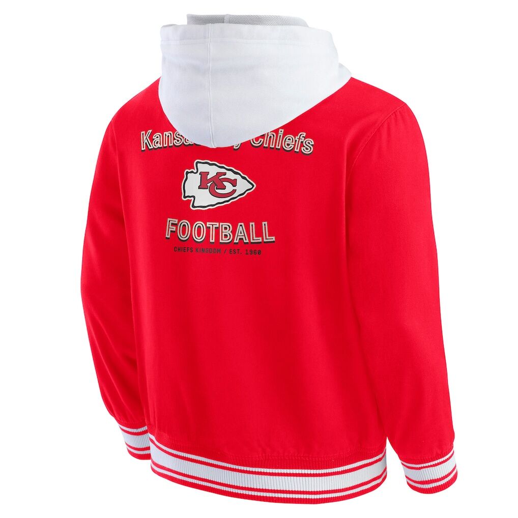 Kansas City Chiefs Darius Rucker Collection by Fashion7 Full-Snap Hoodie Jacket