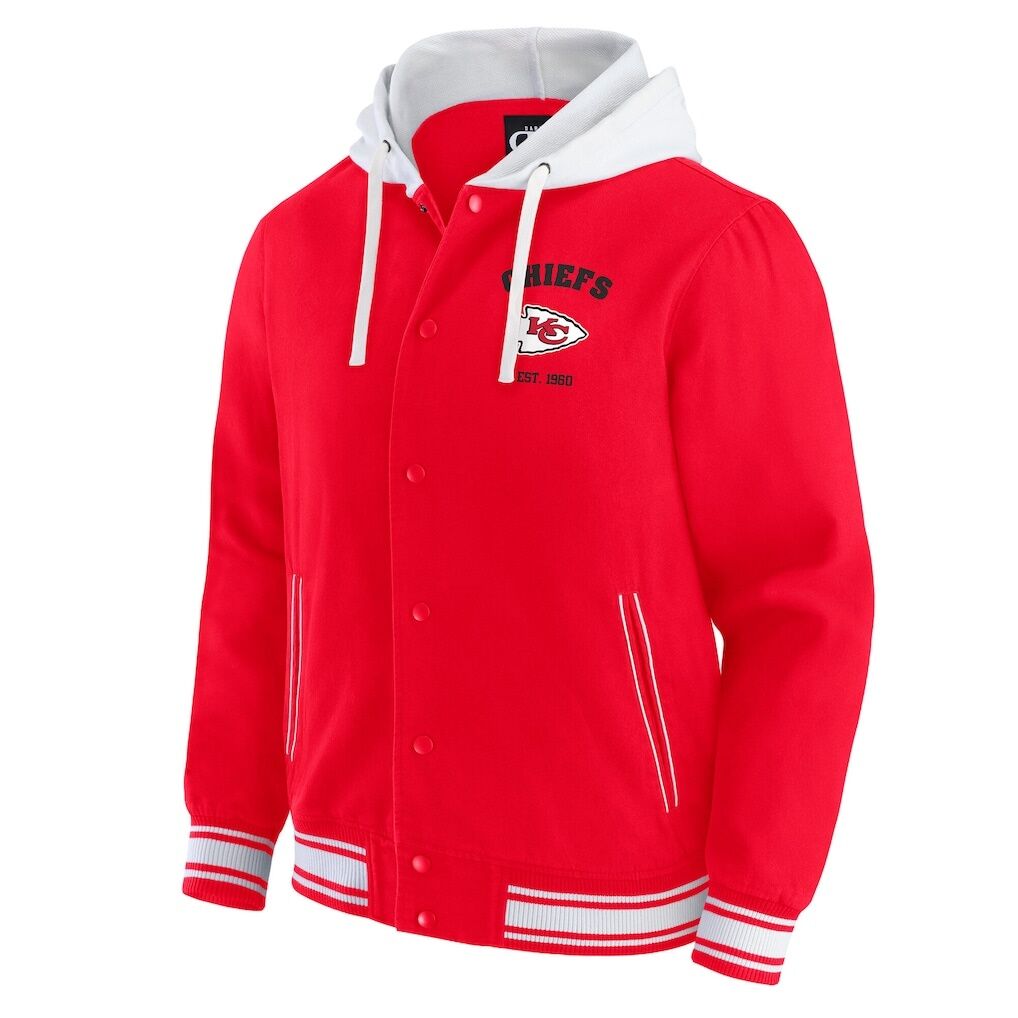 Kansas City Chiefs Darius Rucker Collection by Fashion7 Full-Snap Hoodie Jacket