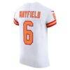 Baker Mayfield Tampa Bay Buccaneers Nike The '76 Jersey Vapor F.U.S.E. Elite Jersey - White - Detail View