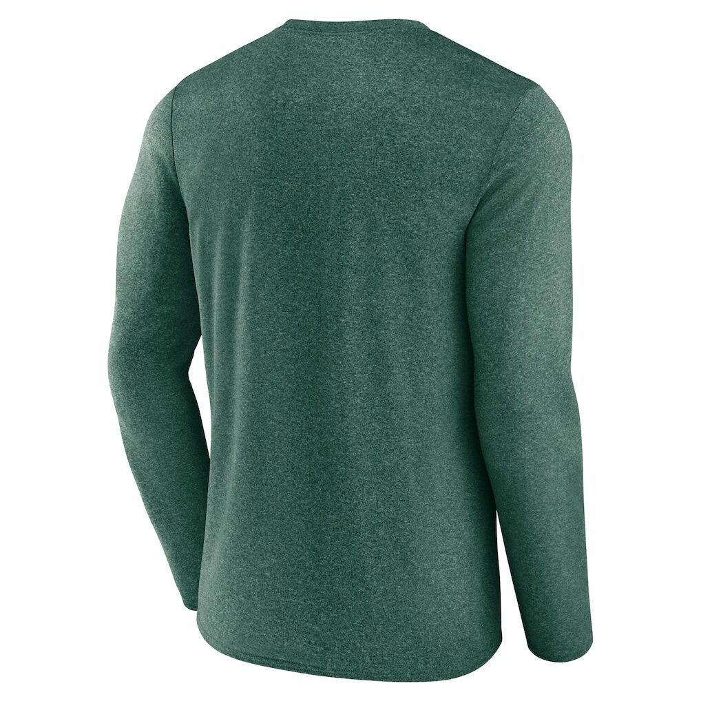Portland Timbers Fashion7 Goal Line Long Sleeve T-Shirt - Heather Green