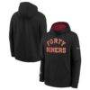 San Francisco 49ers Nike Youth 2025 Rivalries Collection Club Hoodie - Black - Front View