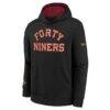 San Francisco 49ers Nike Youth 2025 Rivalries Collection Club Hoodie - Black - Side View
