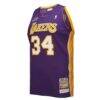 Shaquille O'Neal Los Angeles Lakers Mitchell & Ness 2000 NBA All-Star Game Authentic Jersey - Purple - Side View