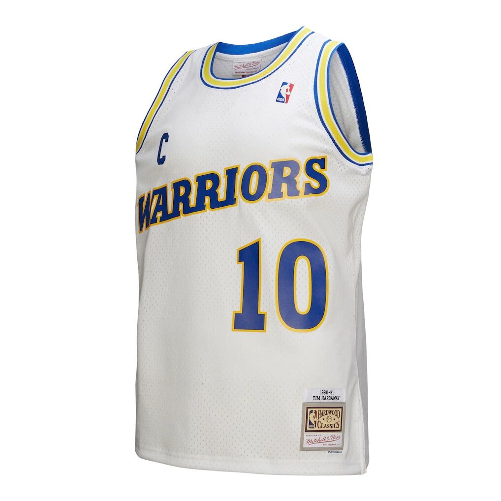 Tim Hardaway Golden State Warriors Mitchell & Ness Hardwood Classics 1990/91 Swingman Jersey