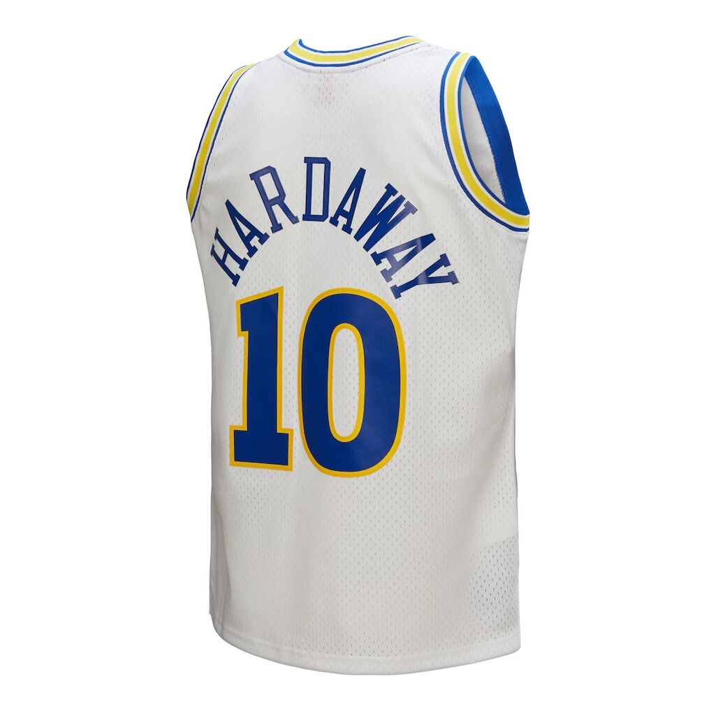 Tim Hardaway Golden State Warriors Mitchell & Ness Hardwood Classics 1990/91 Swingman Jersey