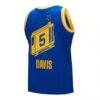 Baron Davis Golden State Warriors Mitchell & Ness Hardwood Classics 2004/05 Swingman Jersey - - Detail View