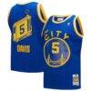 Baron Davis Golden State Warriors Mitchell & Ness Hardwood Classics 2004/05 Swingman Jersey - - Front View