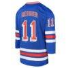 Mark Messier New York Rangers Youth Power Play 2.0 Player Jersey with Captain Patch - - Detail View