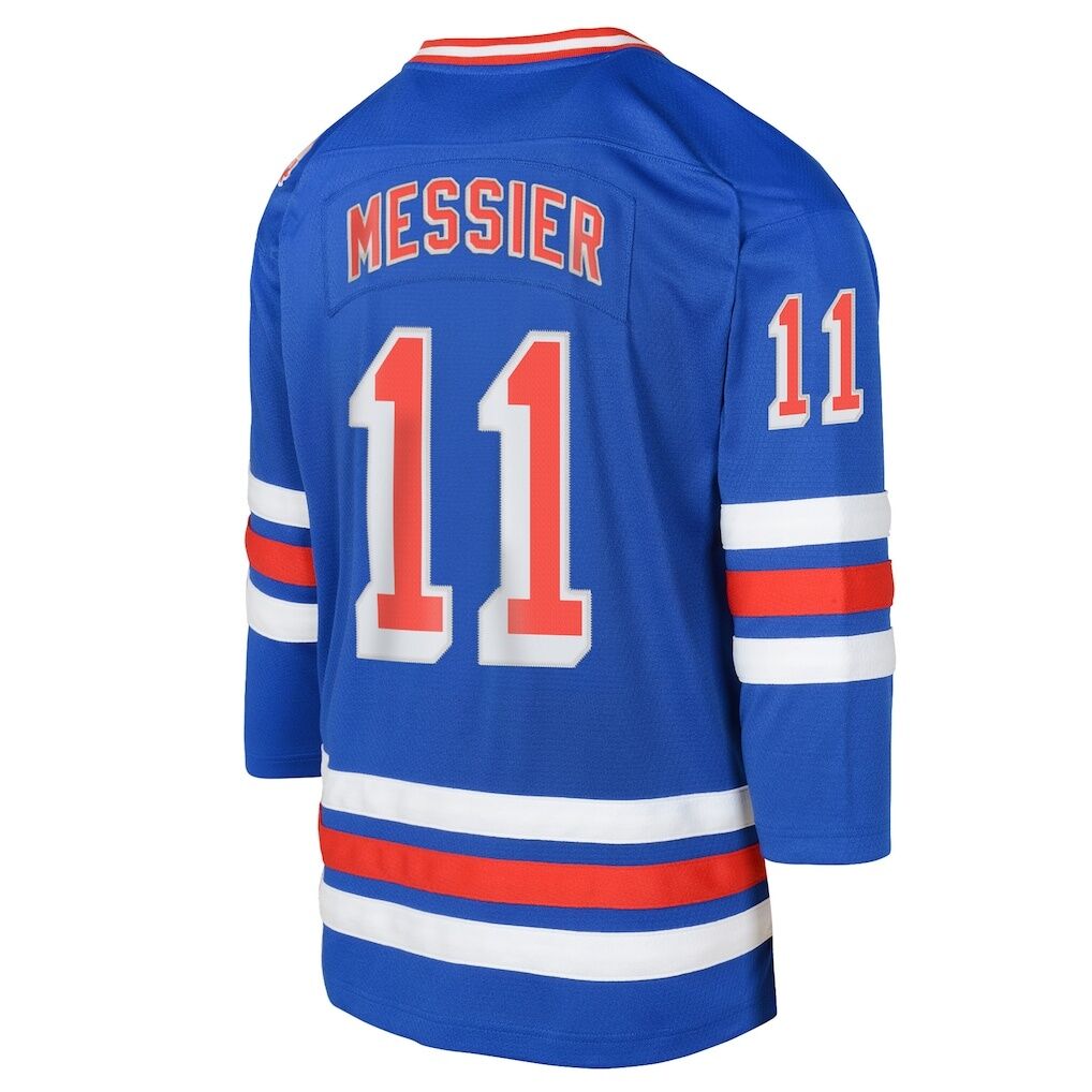 Mark Messier New York Rangers Youth Power Play 2.0 Player Jersey with Captain Patch - Royal