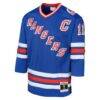 Mark Messier New York Rangers Youth Power Play 2.0 Player Jersey with Captain Patch - - Side View