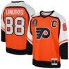 Eric Lindros Philadelphia Flyers Mitchell & Ness Youth 1996/97 Power Play 2.0 Player Jersey with Captain Patch - Orange - Front View