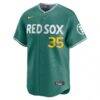 Garrett Crochet Boston Red Sox Nike 2025 City Connect Limited Player Jersey - Green - Side View