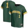 #1 Baylor Bears GameDay Greats Youth Lightweight Collegiate Baseball Fashion Jersey - Green - Front View