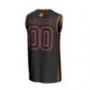 Clemson Tigers GameDay Greats Youth Lightweight Collegiate Men's Basketball NIL Pick-A-Player Fashion Jersey - Black - Detail View