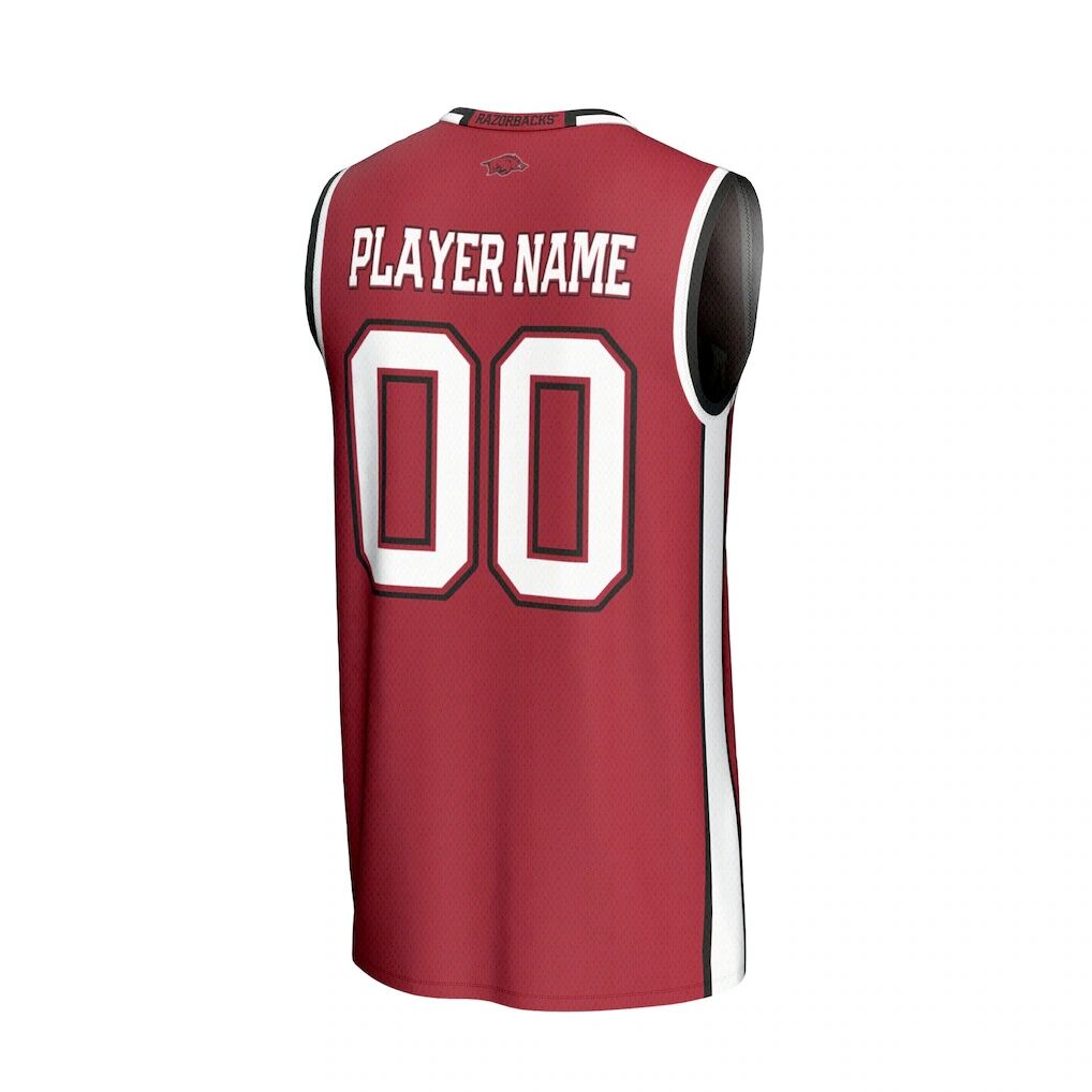 Arkansas Razorbacks GameDay Greats Unisex Lightweight Collegiate Women's Basketball NIL Pick-A-Player Fashion Jersey - Cardinal
