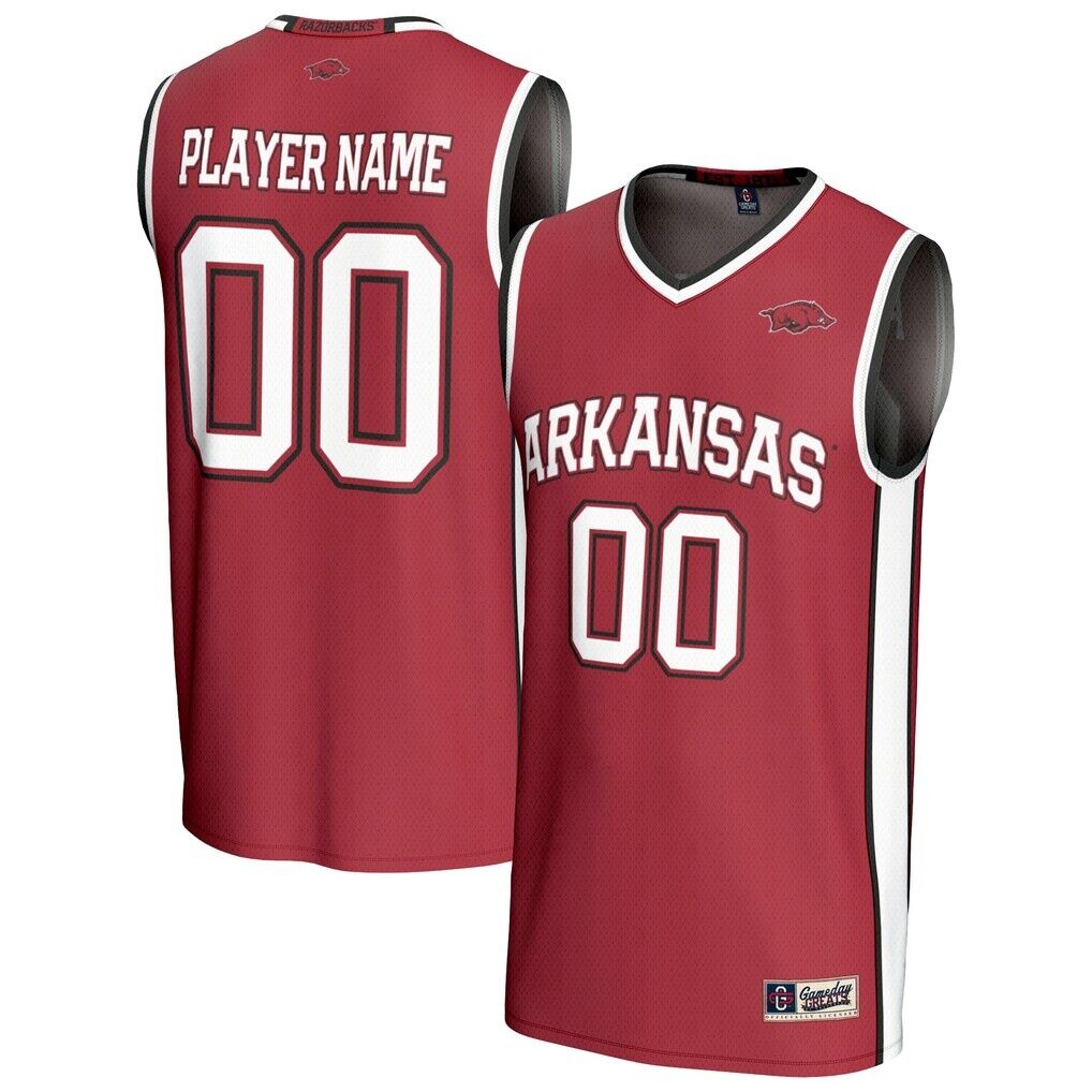 Arkansas Razorbacks GameDay Greats Unisex Lightweight Collegiate Women's Basketball NIL Pick-A-Player Fashion Jersey - Cardinal