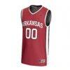 Arkansas Razorbacks GameDay Greats Unisex Lightweight Collegiate Women's Basketball NIL Pick-A-Player Fashion Jersey - - Side View