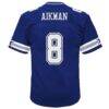 Troy Aikman Dallas Cowboys Mitchell & Ness Preschool 1996 Retired Player Legacy Jersey - Navy - Detail View