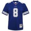 Troy Aikman Dallas Cowboys Mitchell & Ness Preschool 1996 Retired Player Legacy Jersey - Navy - Side View