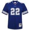 Emmitt Smith Dallas Cowboys Mitchell & Ness Preschool 1996 Retired Player Legacy Jersey - Navy - Side View