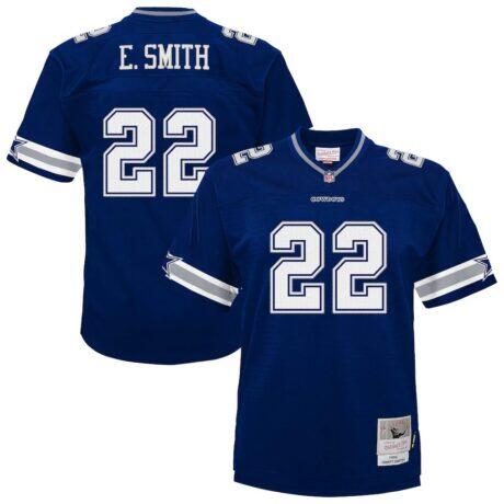 Emmitt Smith Dallas Cowboys Mitchell & Ness Infant 1996 Retired Legacy Jersey - Navy - Front View