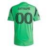 Austin FC adidas 2025 The Heartbeat Kit Authentic Custom Jersey - Green - Detail View